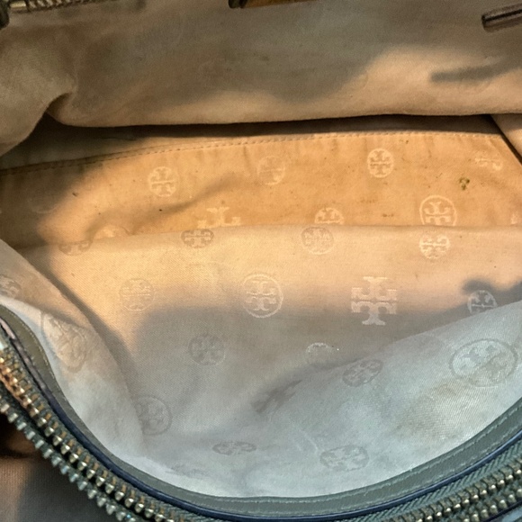 Tory Burch olive shade suede with gold tone hardware 10-H2e - Picture 8 of 10